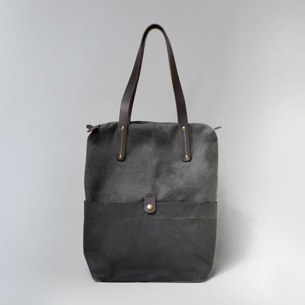 ELLEN <br/> Tote Bag <br/> Black & Charcoal
