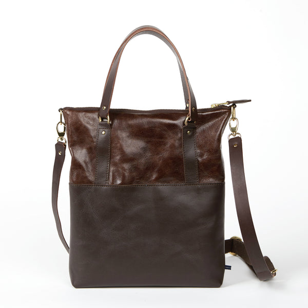 ANYA  <br/> Distressed Leather <br/> Chestnut