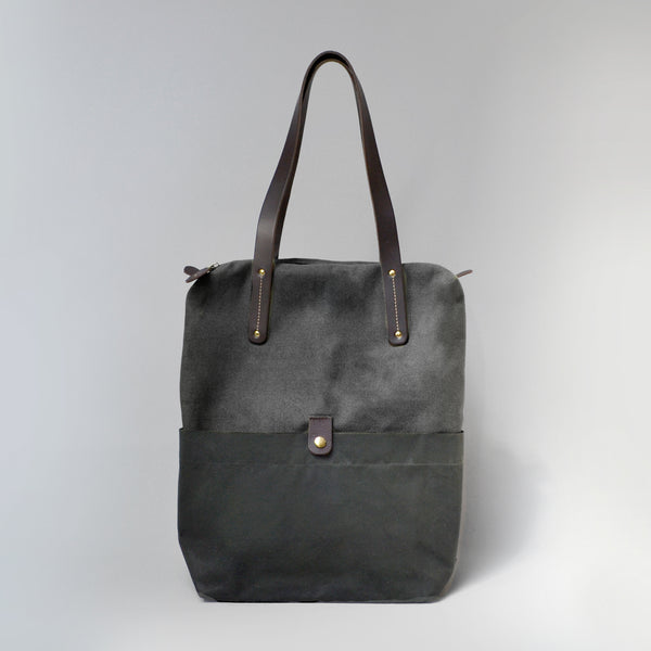 ELLEN  <br/> Tote Bag <br/> Black & Charcoal