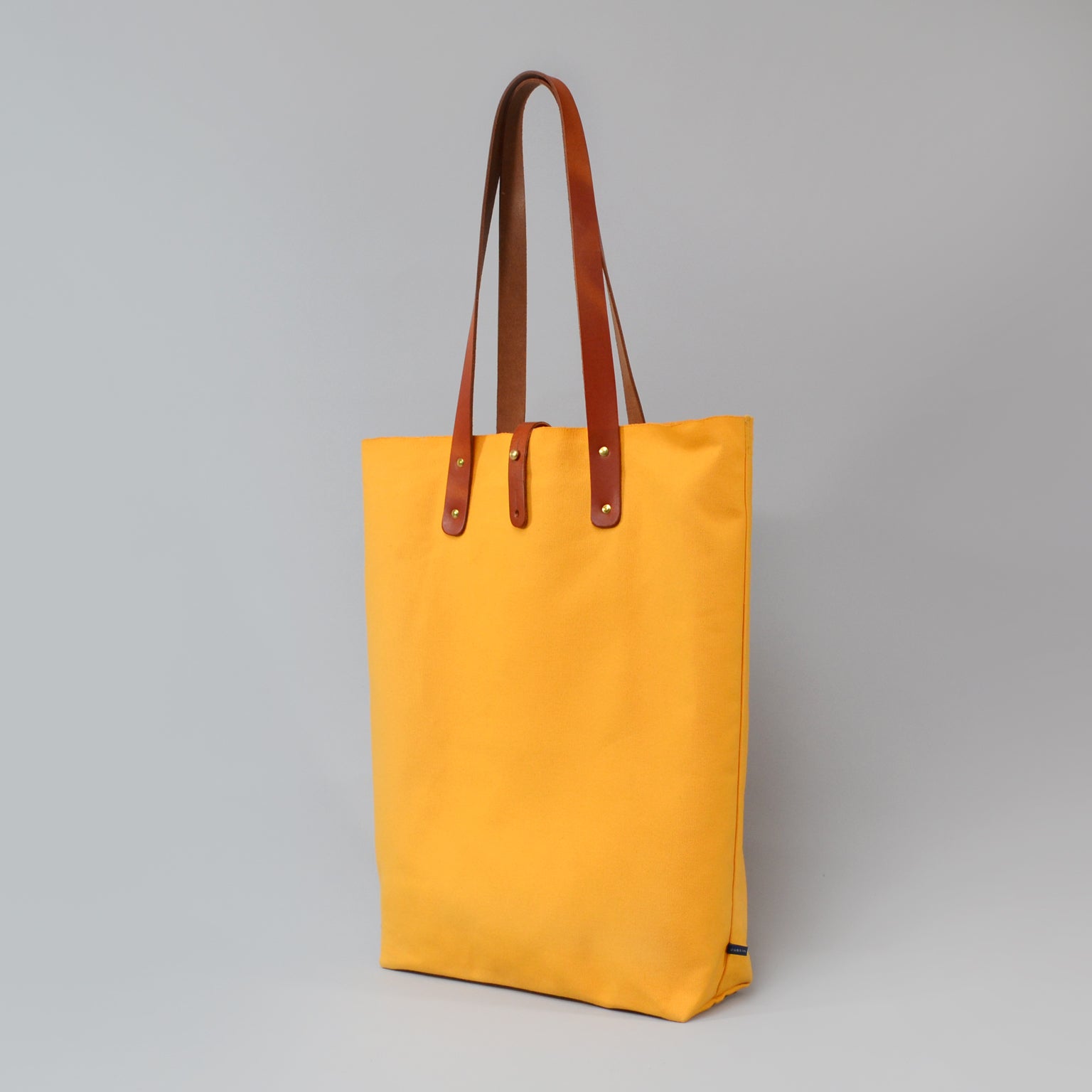 EUAN  <br/> Waxed Canvas Tote Bag <br/> Yellow