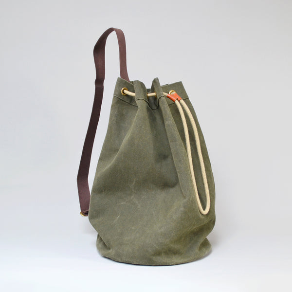 LOGAN  <br/> Canvas Satchel <br> Olive