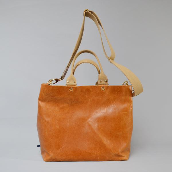 Clare V. Le Zip Sac Rustic Leather Tote