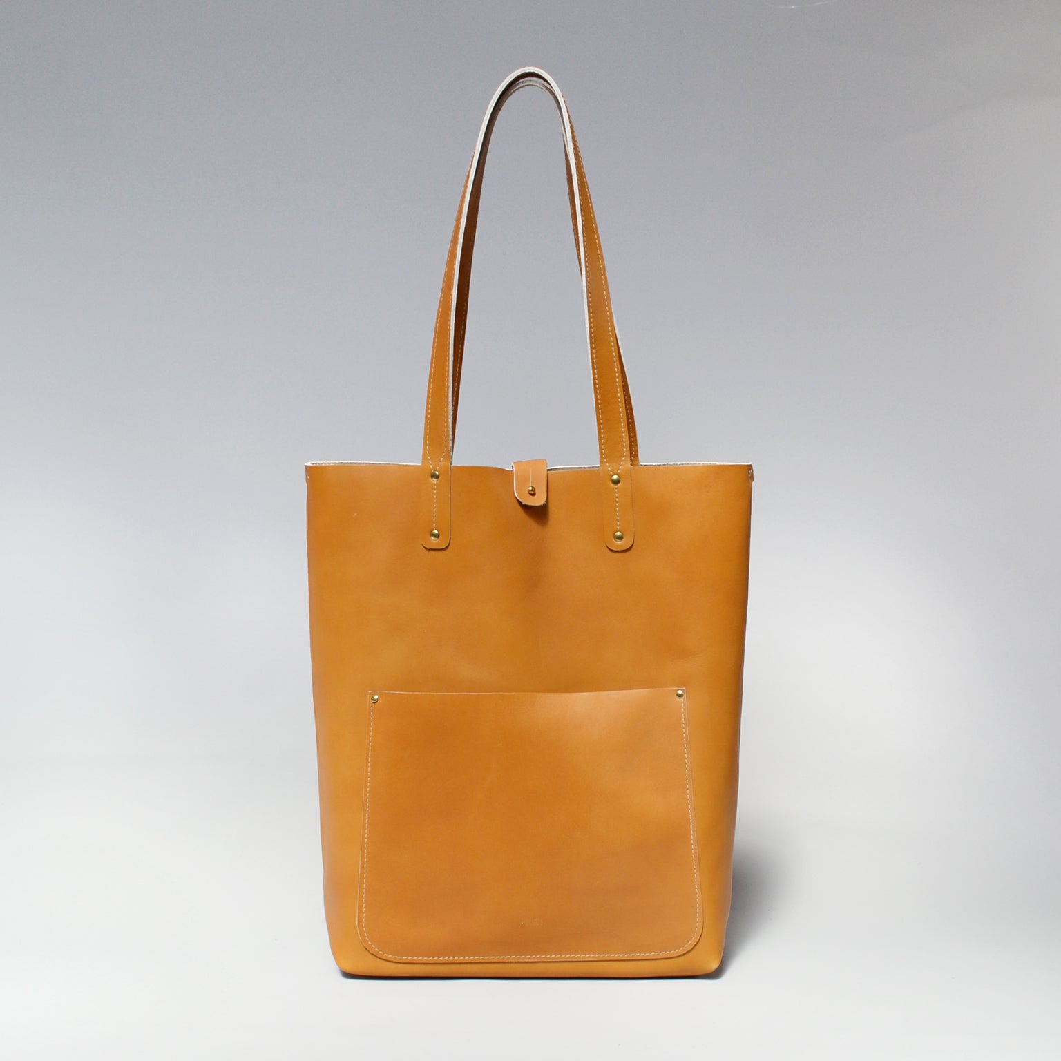 ZETA <br/> Leather Tote Bag <br/> Camel