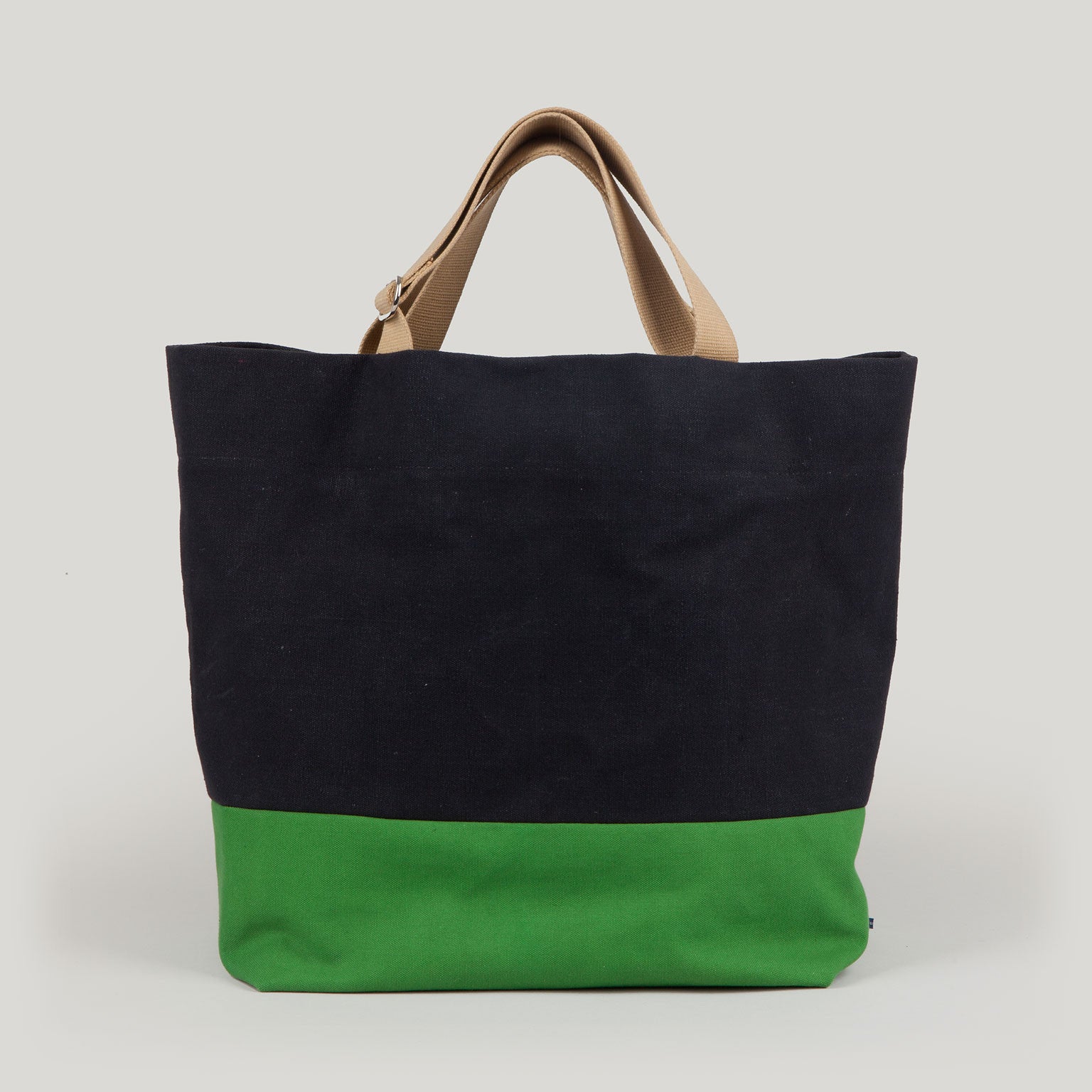 FRIDA Tote - black & apple green