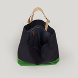 FRIDA Tote - black & apple green