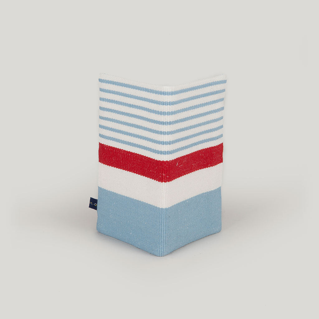 Stripes - Nautical <br/> Baby Blue & Red on White